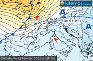 Kitempu - Bulletin météo Corse Dimanche 13 Février 2022