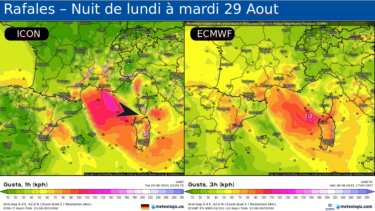 Alerte M t o Corse Partir Du Dimanche 27 Ao t