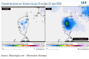 météo corse Source: Meteologix.com – Illustration: Kitempu