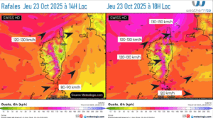 Modèle ECMWF Source: Meteologix.com – Illustration: Kitempu